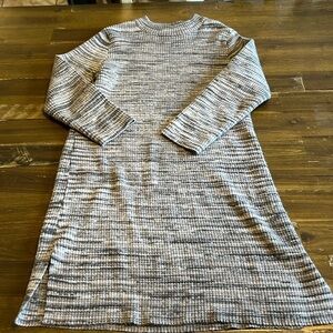 Zara Girl's Sweater Dress Ribbed Thermal Long Sleeve 8-9  Midi